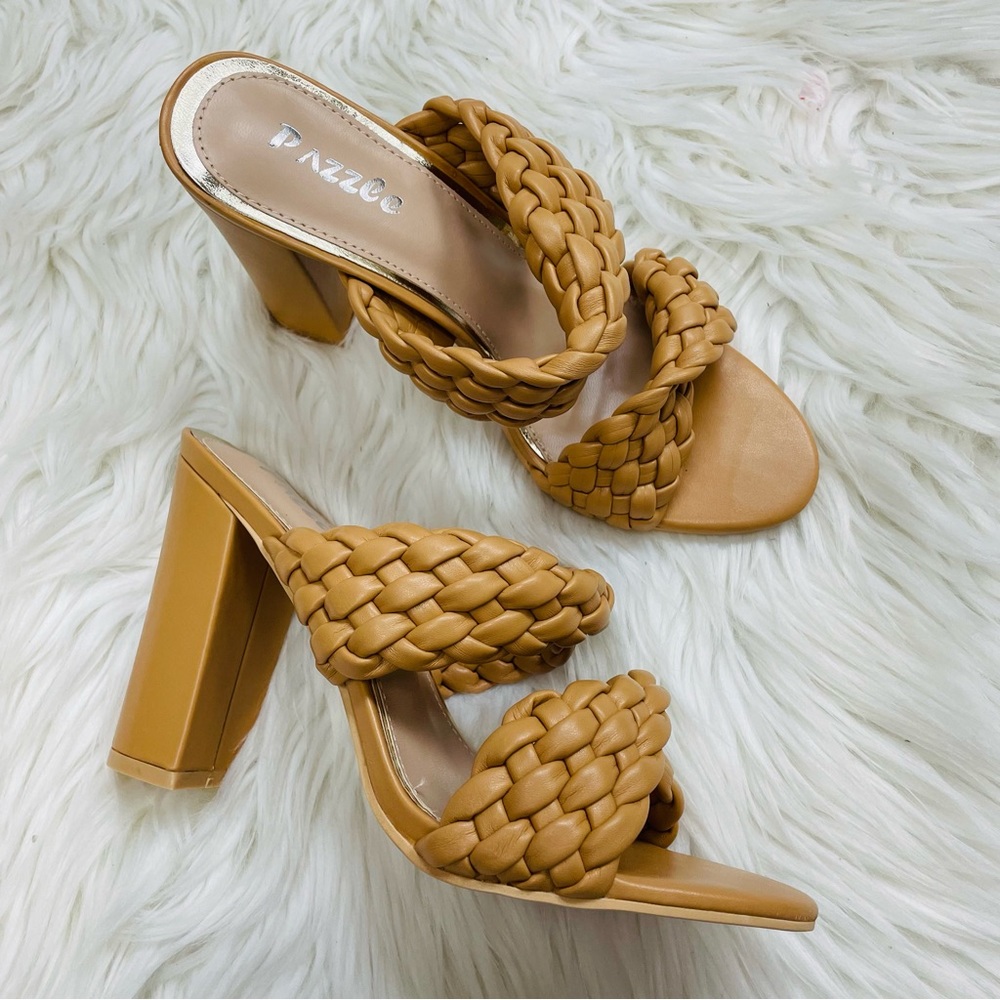 Nude braided high heel - Picture 4 of 7